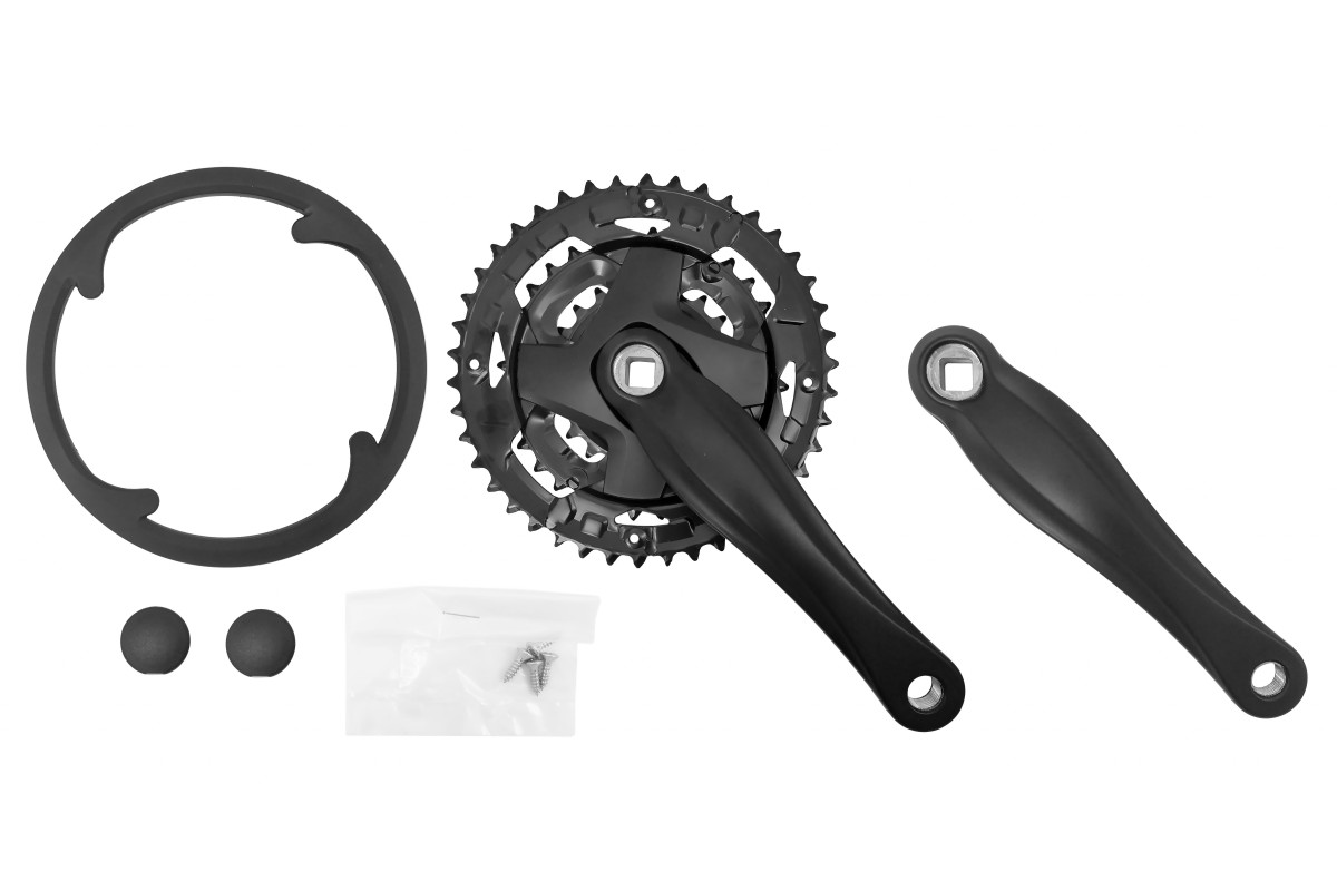 MECH. KORB. ALU 42/32/22 CZARNY 170 MM