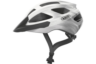 KASK ABUS MACATOR WHITE SILVER M