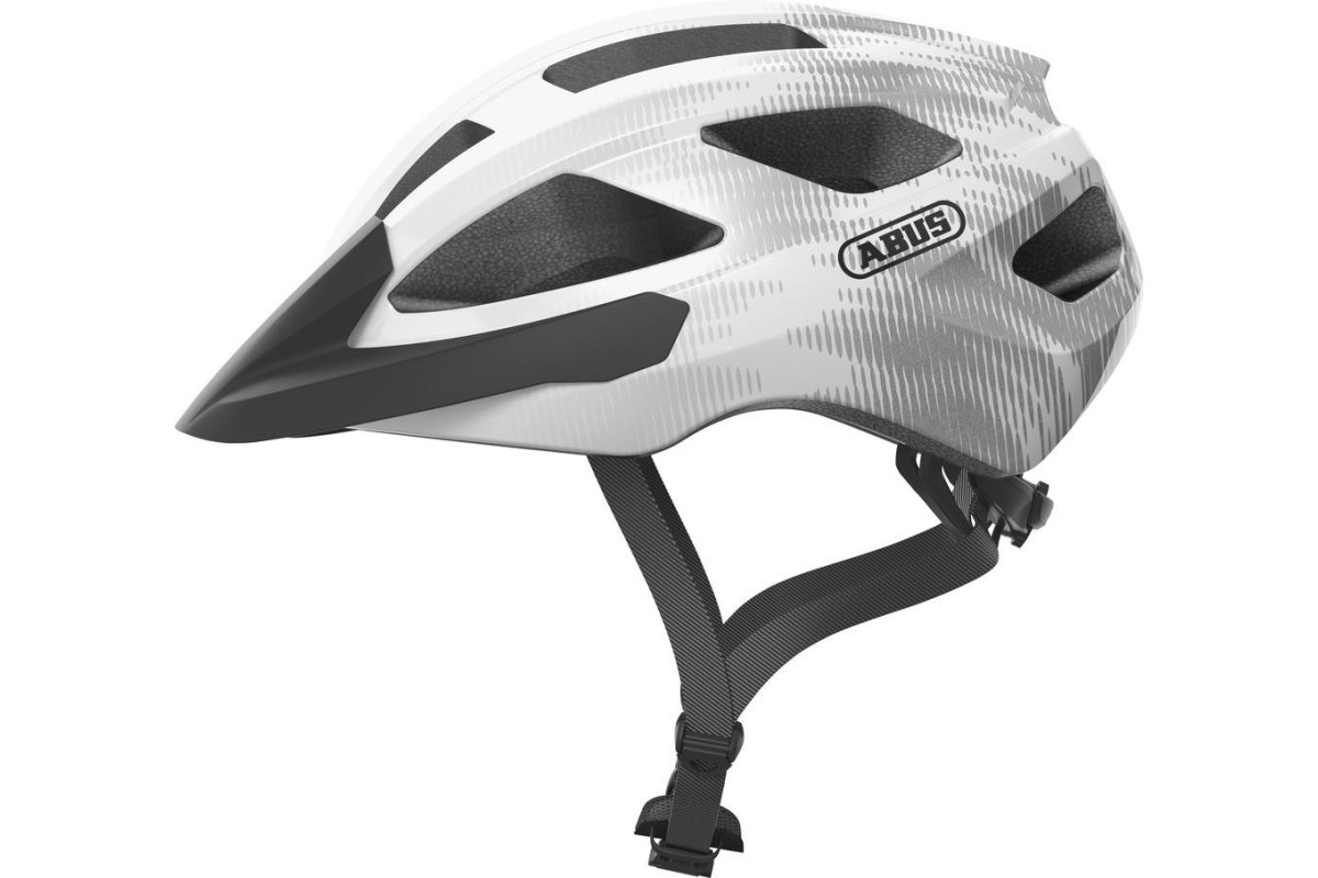 KASK ABUS MACATOR WHITE SILVER L KASK ABUS MACATOR WHITE SILVER L