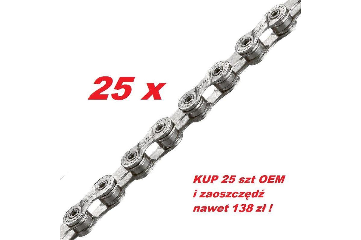 ŁAŃCUCH 116 TAYA OCTO SREBRNY 25 SZT.OEM 8 speed ŁAŃCUCH 116 TAYA OCTO SREBRNY 25 SZT.OEM 8 speed