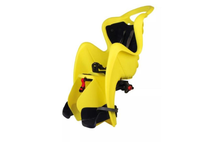 FOTELIK BELLELLI MR FOX CLAMP NA BAGAŻNIK ŻÓŁTY HV