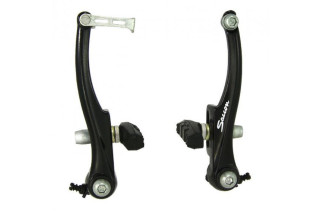 SZCZĘKI H-CA SACCON V-BRAKE CZARNE NA 2 KOŁA