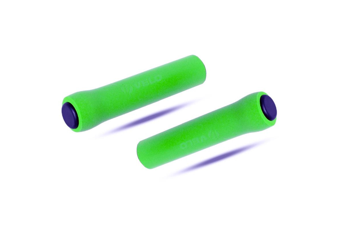 CHWYTY VELO VLG-1381a SILIKON ZIELONY  130 mm CHWYTY VELO VLG-1381a SILIKON ZIELONY  130 mm