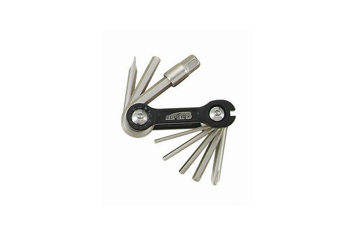 KLUCZ SUPER-B SCYZORYK 10 FUNKCJI CZARNY