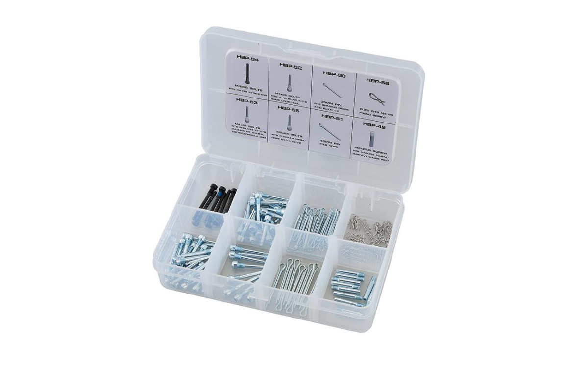 ZESTAW ŚRUB I PINÓW DO  HAMULCÓW TARCZOWYCH ZESTAW ŚRUB I PINÓW DO  HAMULCÓW TARCZOWYCH