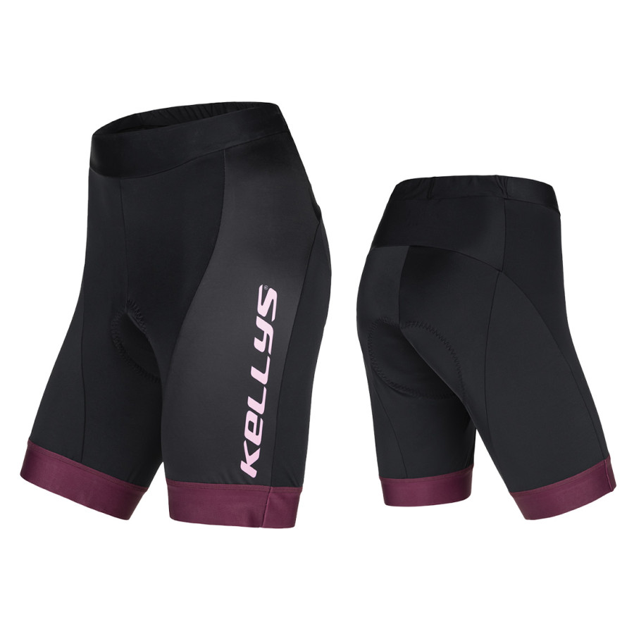 Spodenki KELLYS MADDIE 2 krótkie z wkładką bordo - S