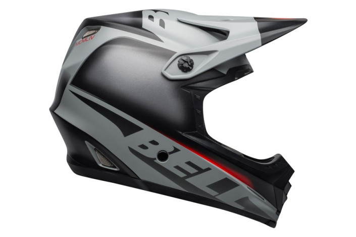 Kask full face BELL FULL-9 FUSION MIPS matte gloss black gray crimson roz. XS (51-53 cm)