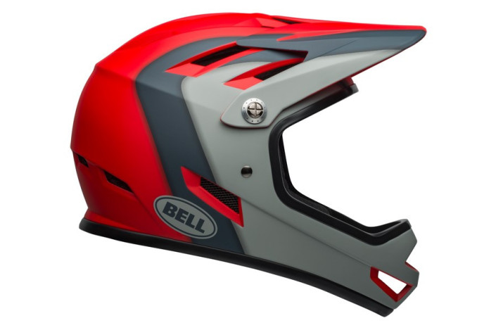 Kask full face BELL SANCTION presences matte crimson slate gray roz. S (52–54 cm)
