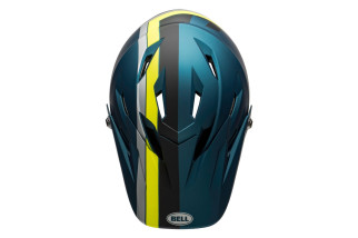 Kask full face BELL SANCTION agility matte blue hi-viz roz. S (52–54 cm)