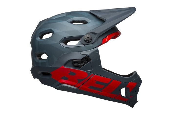 Kask full face BELL SUPER DH MIPS SPHERICAL prime matte blue crimson roz. M (55-59 cm) (NEW)