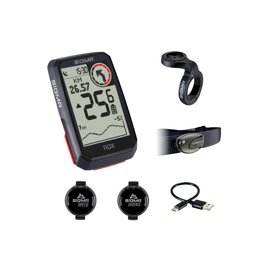 LICZNIK SIGMA ROX 4.0 CZARNY SENSOR SET 01064