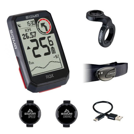 LICZNIK SIGMA ROX 4.0 CZARNY SENSOR SET 01064