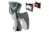 Fotelik dziecięcy OKBABY BODYGUARD / BABY SHIELD (27,5”-29” pręt 114 stopni ZN+H70 + zapięcie) szary/ciemnoszary (NEW)