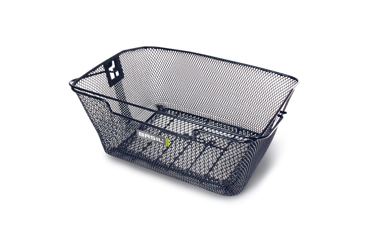Kosz na tylny bagażnik BASIL CAPRI SPRING CLAMP stalowy czarny (NEW) Kosz na tylny bagażnik BASIL CAPRI SPRING CLAMP stalowy czarny (NEW)
