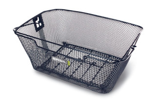 Kosz na tylny bagażnik BASIL CAPRI SPRING CLAMP stalowy czarny (NEW)