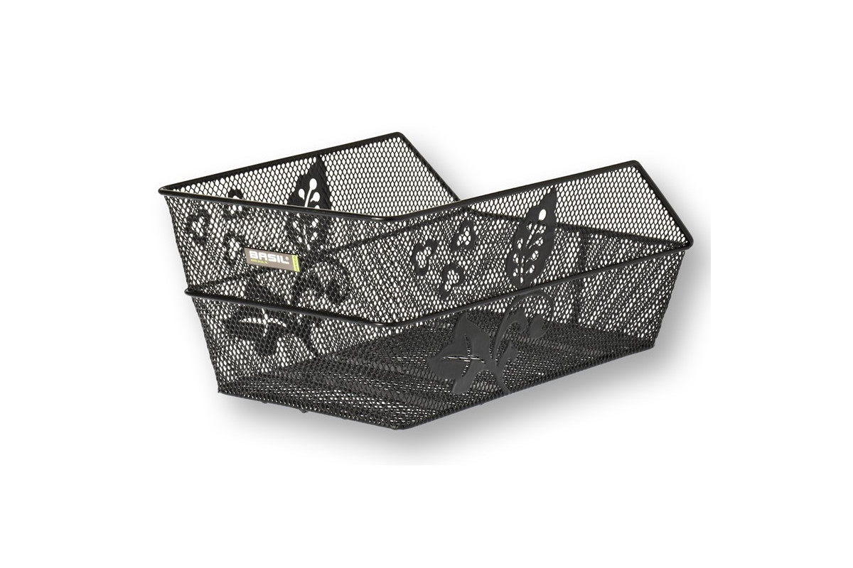 Kosz na tylny bagażnik BASIL CENTO FLOWER stalowy czarny (NEW) Kosz na tylny bagażnik BASIL CENTO FLOWER stalowy czarny (NEW)