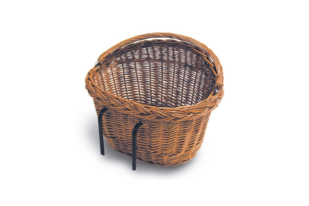 Kosz na kierownicę BASIL DETROIT mocowanie na haki, wiklinowy brązowy natural (NEW) Kosz na kierownicę BASIL DETROIT mocowanie na haki, wiklinowy brązowy natural (NEW)