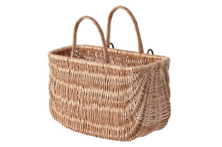 Kosz na kierownicę/bagażnik BASIL SWING mocowanie na haki, wiklinowy brązowy natural (NEW)