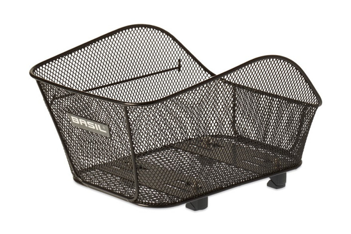 Kosz na tylny bagażnik BASIL ICON S WSL, WSL System, stalowy czarny (NEW)