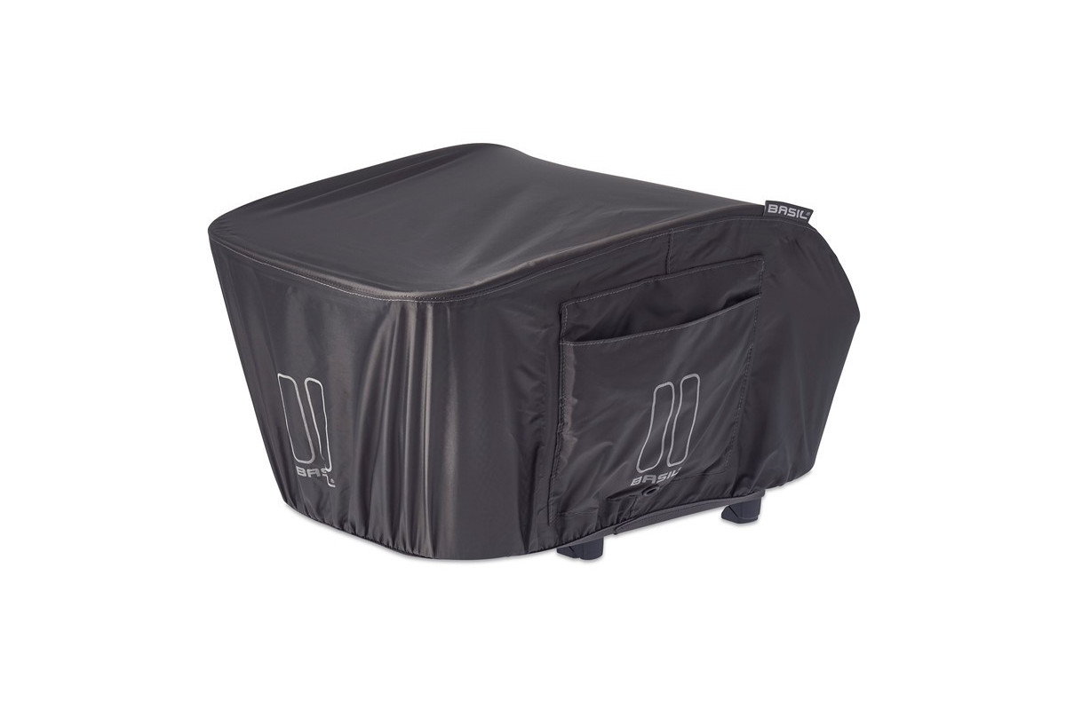 Pokrowiec przeciwdeszczowy na kosz BASIL KEEP DRY RAINCOVER-M 100% wodoodporny szary (NEW)