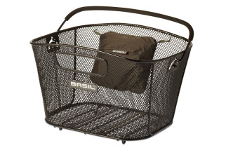 Pokrowiec przeciwdeszczowy na kosz BASIL KEEP DRY RAINCOVER-M 100% wodoodporny szary (NEW)