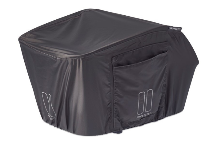 Pokrowiec przeciwdeszczowy na kosz BASIL KEEP DRY RAINCOVER-L 100% wodoodporny szary (NEW)