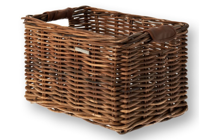 Kosz na przedni bagażnik BASIL DORSET M, ratan naturalny brązowy (DWZ)