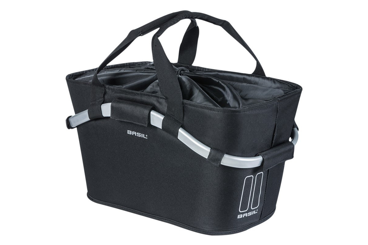 Kosz na tylny bagażnik BASIL CLASSIC CARRY ALL REAR BASKET MIK 22L MIK System (ready to go) solid black (NEW)