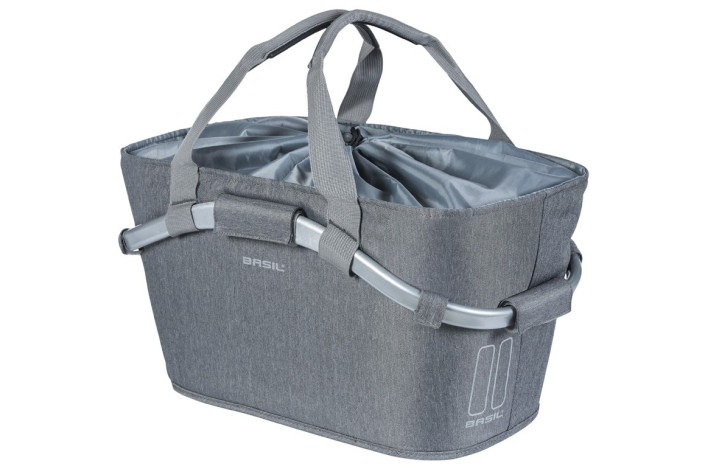 Kosz na tylny bagażnik BASIL CLASSIC CARRY ALL REAR BASKET MIK 22L MIK System (ready to go) grey melee (NEW)