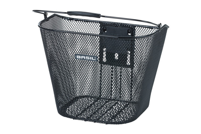 Kosz na kierownicę BASIL BREMEN KF + Basil Ahead-Stemholder KF stalowy czarny (NEW)