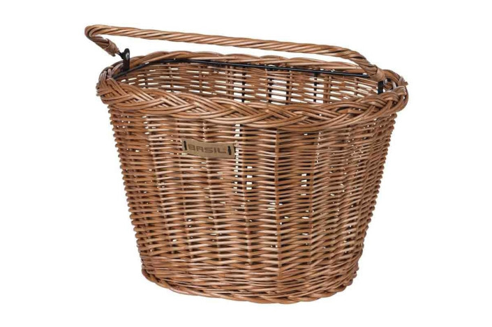 Kosz na kierownicę BASIL BREMEN WICKER KF wiklinowy brązowy natural (NEW)