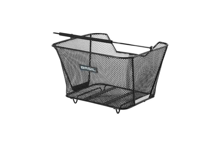 Kosz na tylny bagażnik BASIL LESTO, stalowy czarny (NEW)