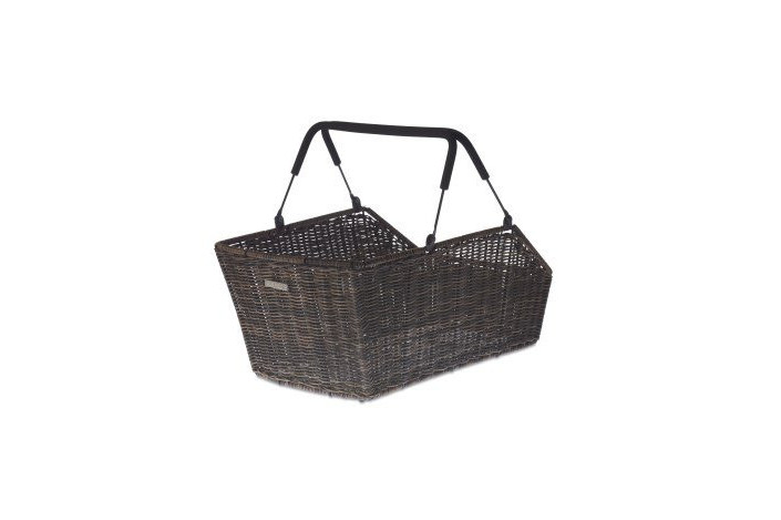 Kosz na tylny bagażnik BASIL CENTO RATTAN LOOK MULTI, MULTI System, (bez wspornika) wodoodporny nature brown (NEW)