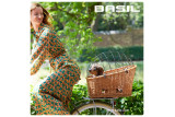 Kosz na tylny bagażnik BASIL PASJA dla zwierząt MIK 45cm, MIK System (ready to go) wiklinowy natural (NEW)
