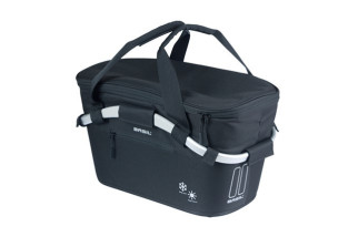 Kosz na tylny bagażnik BASIL CLASSIC CARRY ALL ISO, MIK z adapterem do mocowania, 18L, Czarny (NEW 2025)