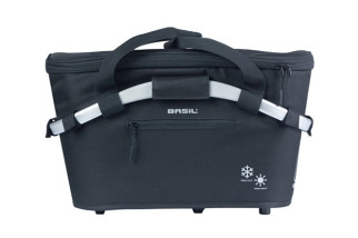 Kosz na tylny bagażnik BASIL CLASSIC CARRY ALL ISO, MIK z adapterem do mocowania, 18L, Czarny (NEW 2025)