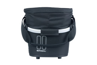 Kosz na tylny bagażnik BASIL CLASSIC CARRY ALL ISO, MIK z adapterem do mocowania, 18L, Czarny (NEW 2025)