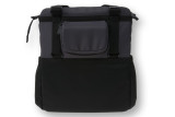 Sakwa miejska pojedyncza BASIL SHOPPER XL 20L, mocowanie na haki Hook-On System, wodoodporna czarno-grafitowa (DWZ)