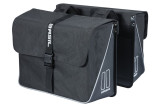 Sakwa miejska podwójna BASIL FORTE DOUBLE PANNIER BAG 35L, Universal Bridge System, wodoodpornaa black (NEW)