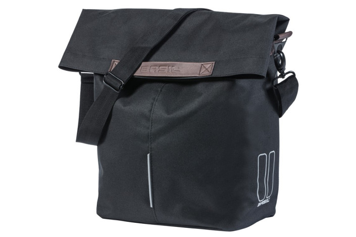 Sakwa miejska pojedyncza BASIL CITY SHOPPER 14-16L, Hook On System, black (NEW)