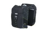 Sakwa turystyczna podwójna BASIL MILES DOUBLE PANNIER BAG 32L MIK System (ready to go), 100% wodoodporna black lime (NEW)