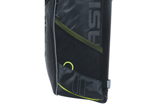 Sakwa turystyczna podwójna BASIL MILES DOUBLE PANNIER BAG 32L MIK System (ready to go), 100% wodoodporna black lime (NEW)