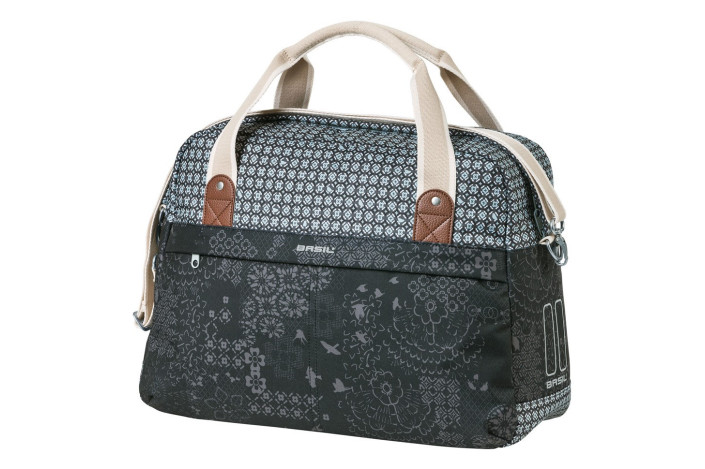 Sakwa miejska pojedyncza BASIL BOHEME CARRY ALL BAG 18L Hook On System, wodoodporna charcoal (NEW)