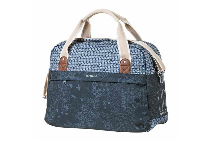 Sakwa miejska pojedyncza BASIL BOHEME CARRY ALL BAG 18L Hook On Systemi, wodoodporna indigo blue (NEW)