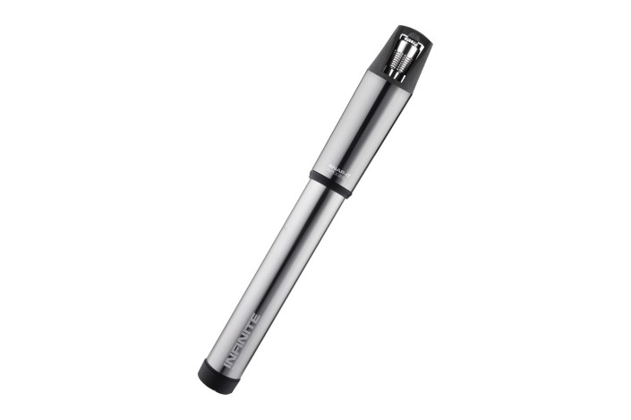 Pompka ręczna BIRZMAN Infinite Apogee MTB (Presta/Schrader), 90psi/6.2bar, Długość 255mm, CNC, Grafitowa (NEW)