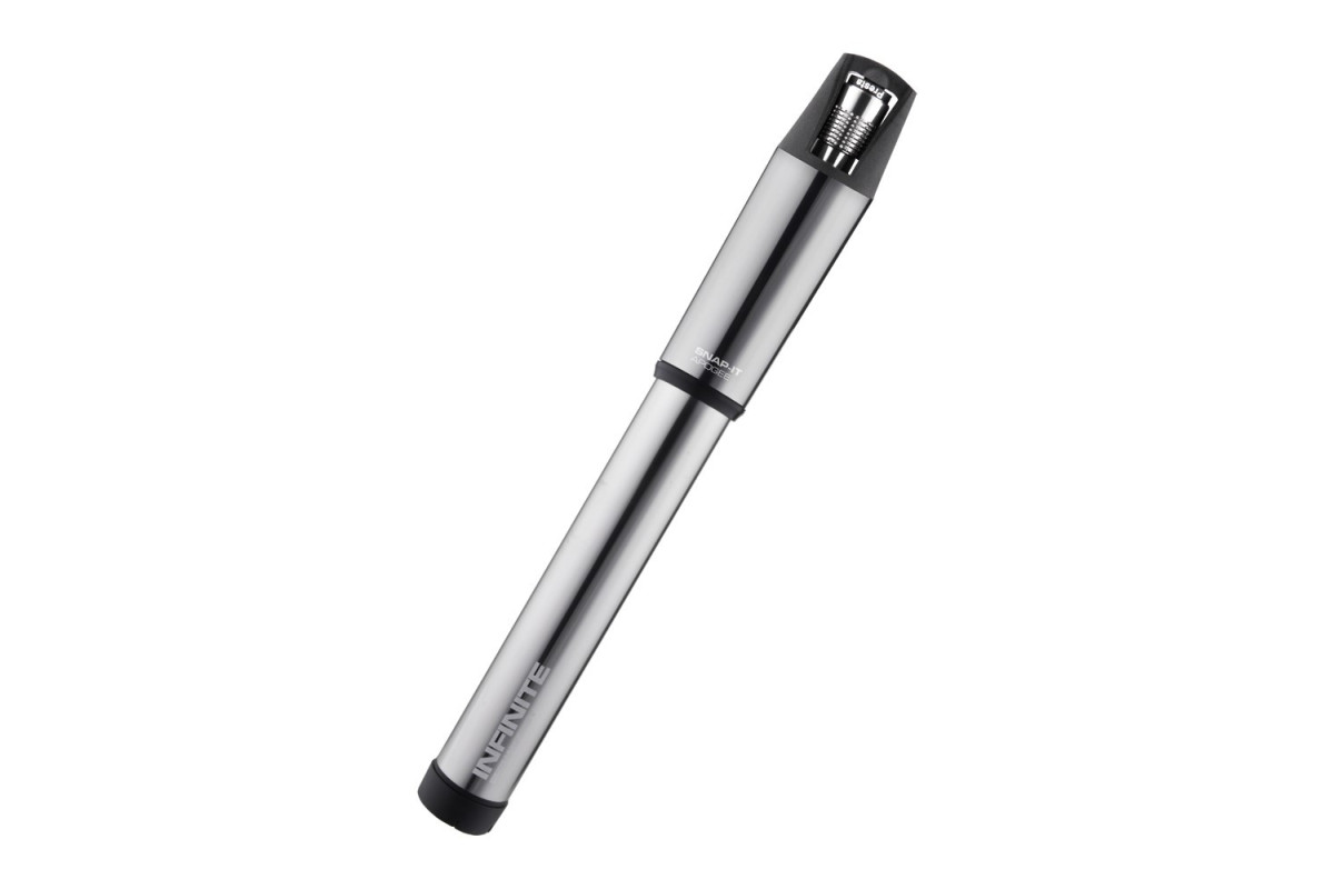 Pompka ręczna BIRZMAN Infinite Apogee MTB (Presta/Schrader), 90psi/6.2bar, Długość 255mm, CNC, Grafitowa (NEW) Pompka ręczna BIRZMAN Infinite Apogee MTB (Presta/Schrader), 90psi/6.2bar, Długość 255mm, CNC, Grafitowa (NEW)