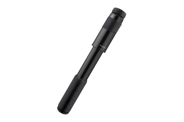 Pompka ręczna BIRZMAN Velocity Road Black (Presta/Schrader), 160psi/11bar, Długość 193mm, CNC, Czarna (NEW)