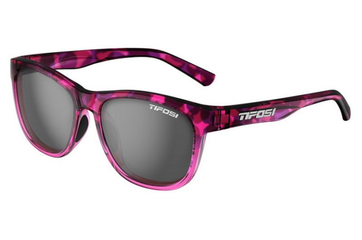 Okulary TIFOSI SWANK pink confetti (1 szkło Smoke 15% transmisji światła) (DWZ)