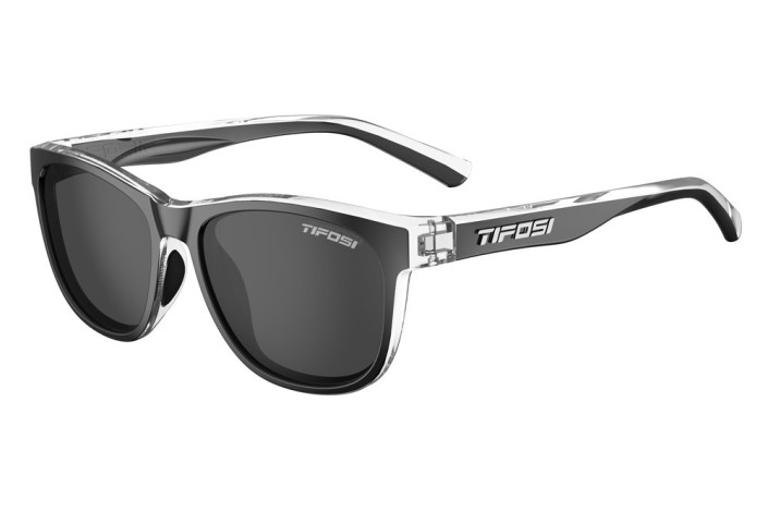 Okulary TIFOSI SWANK onyx clear (1 szkło Smoke 15% transmisji światła) (NEW)