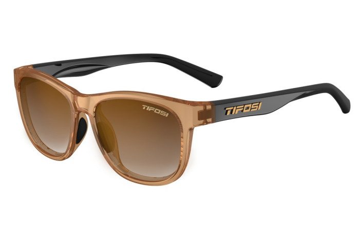 Okulary TIFOSI SWANK crystal brown/onyx (1 szkło Brown Gradient 12% transmisji światła) (NEW)